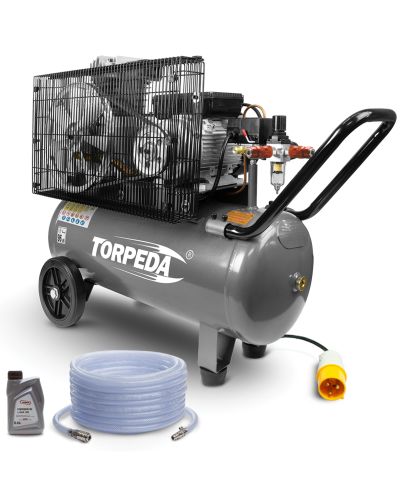 Compressor 50L 110V 20MB oil with belt