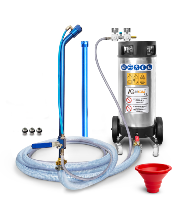 Professional gypsum plaster spraying kit with lance