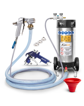 Semi-professional plaster spray unit