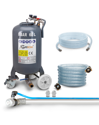 Professional gypsum plaster spraying unit 60 litres + lance