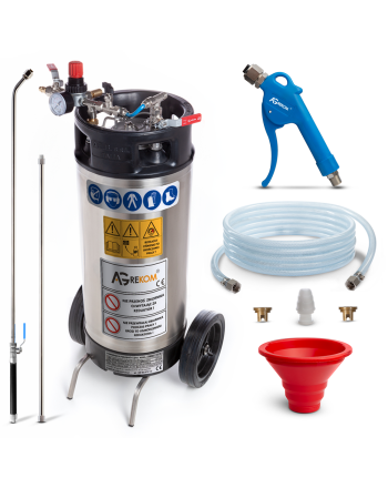 Unit for spraying active foam and sprays