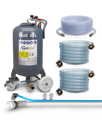 Professional gypsum plaster spraying unit plus 60 litres + lance