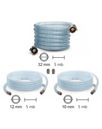 Increasing the length of spray gun hoses to 10 metres