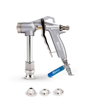 Plaster spray gun for semi-professional use