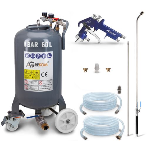semi-professional painting unit for painting walls with emulsion paints