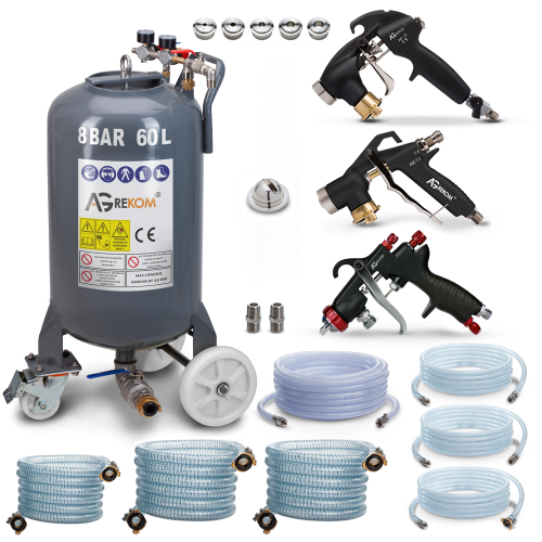 spraying and gypsum plastering unit